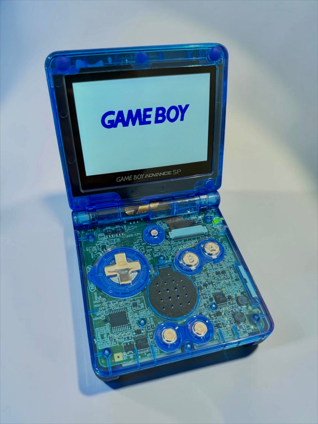 Blue Blastoise Gameboy Advance SP