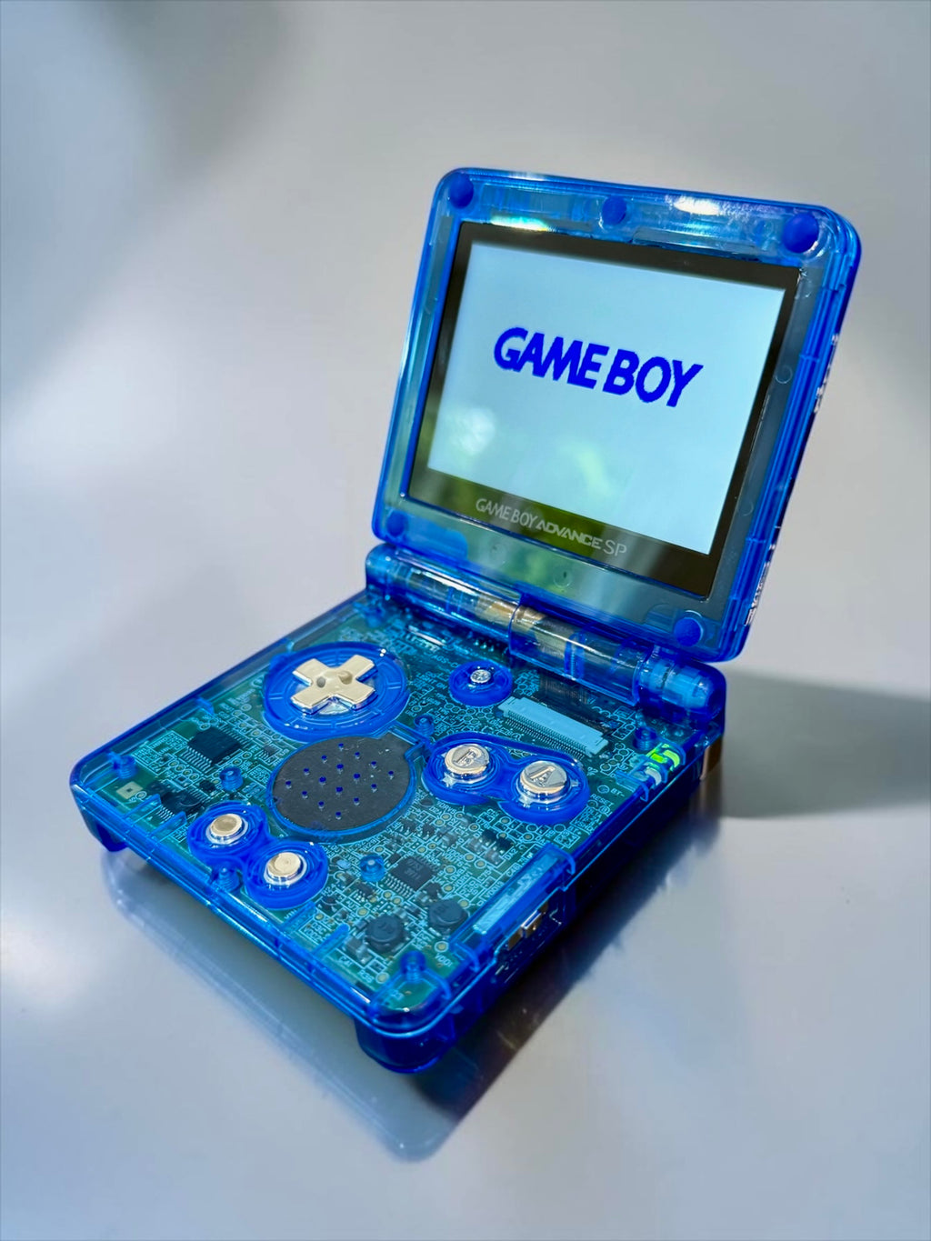 Blue Blastoise Gameboy Advance SP