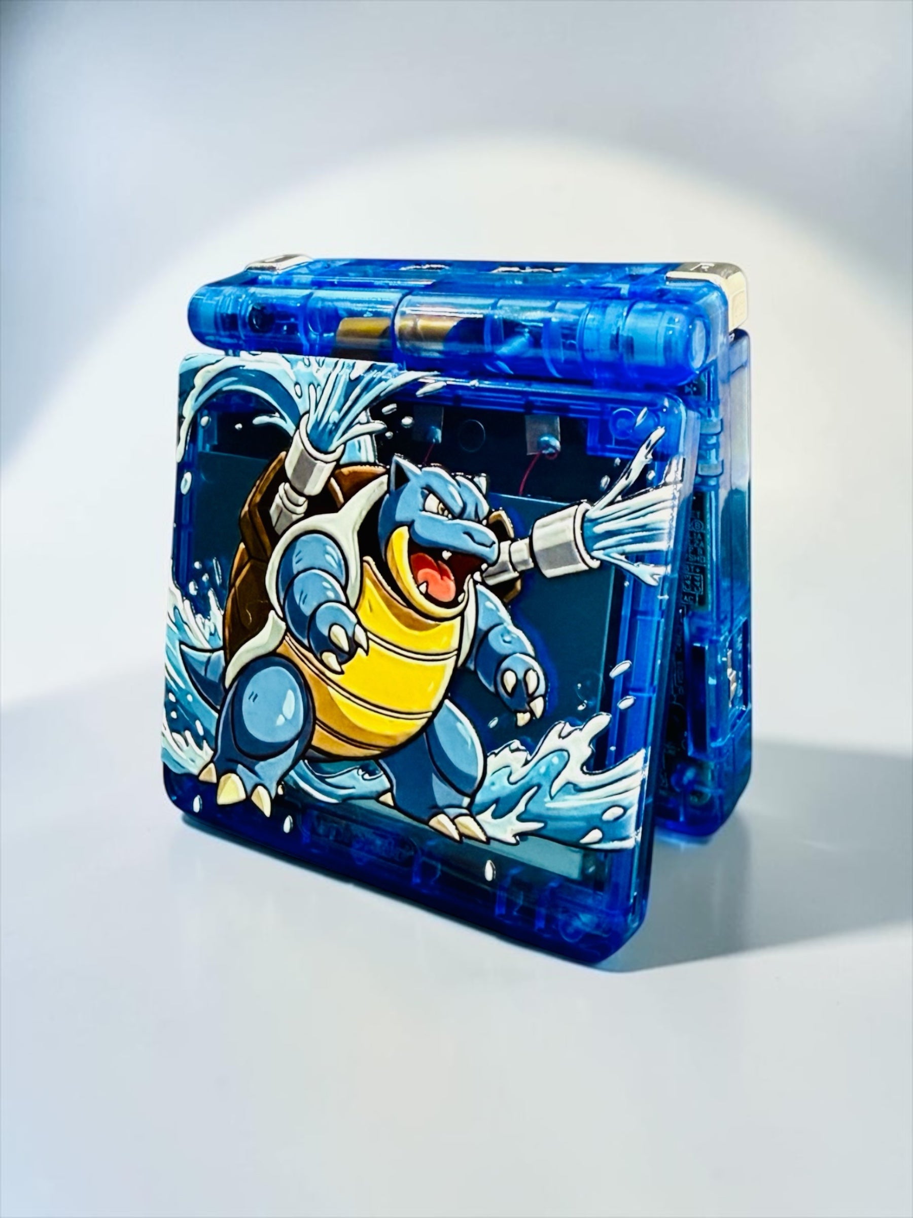 Blue Blastoise Gameboy Advance SP