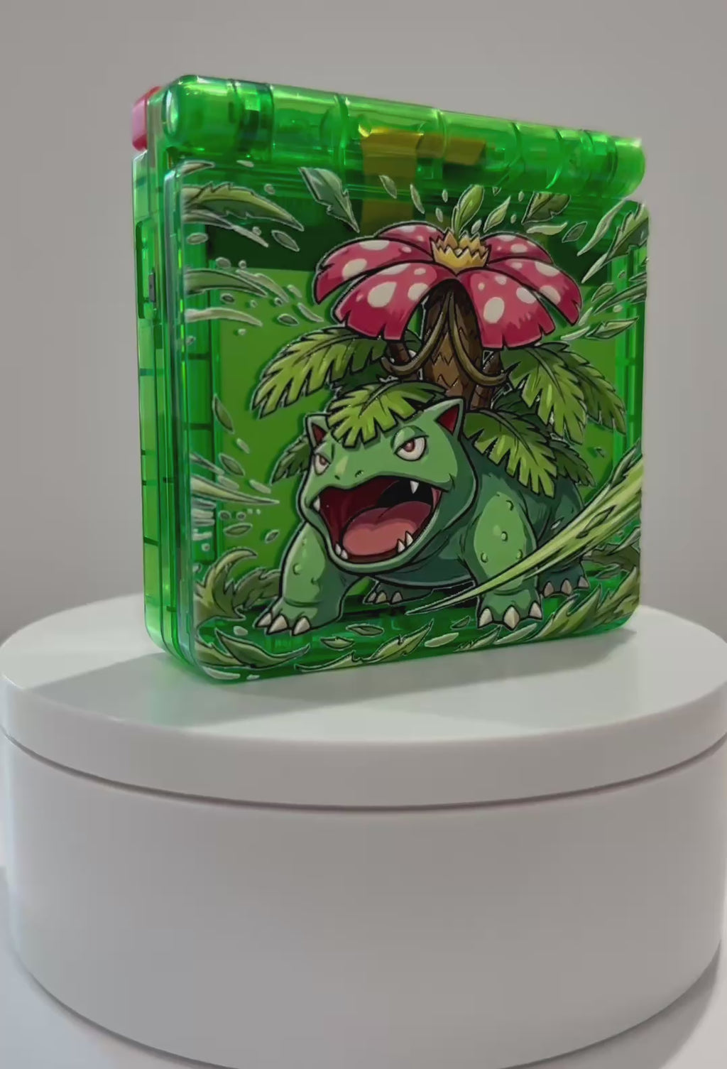 Green Venusaur Gameboy Advance SP