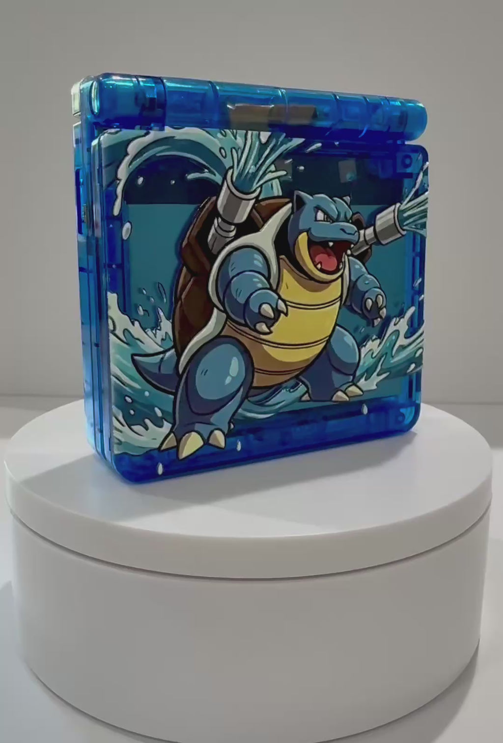 Blue Blastoise Gameboy Advance SP